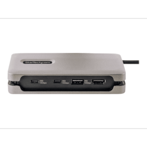 Docking station StarTech DKT31CH2CPD3, 4x USB-C, 1x USB 3.0, 1x HDMI, 1x RJ-45 (Gri) imagine