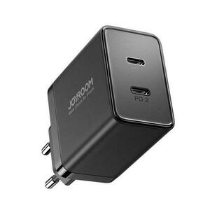 Incarcator Retea Joyroom JR-TCF09, 40W, 3A, 2 x USB-C, Negru imagine