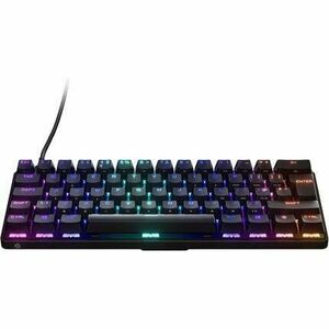 Tastatura Gaming Mecanica SteelSeries Apex 9 Mini, Layout UK, iluminare RGB, Linear OptiPoint Switch, USB (Negru) imagine