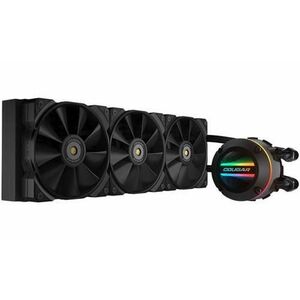 Cooler CPU Cougar Poseidon GT 360 AIO, iluminare rgb, 3x120 mm, 2000 rpm, PWM (Negru) imagine