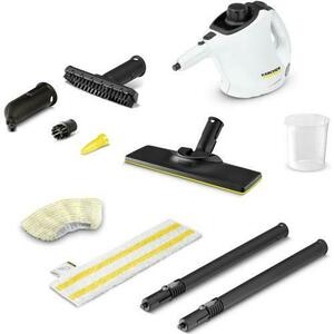 Aparat de curatat cu abur Karcher SC 1 EasyFix, 1.516-401.0, 1200 W, 3 bar, rezervor 0.2L, incalzire 3 min (Alb/Negru) imagine