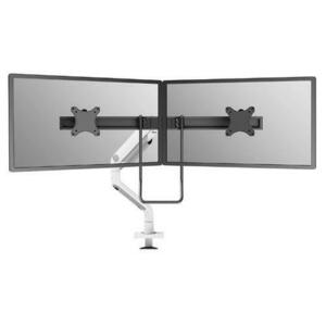 Suport 2 monitoare Neomounts DS75S-950WH2, 17inch-27inch, 16 kg, VESA 75x75, 100x100 (Alb/Negru) imagine