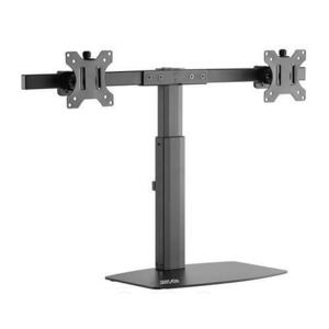 Suport 2 monitoare Ergo Office ER-411, 17inch-27inch, 12 kg, VESA 75x75, 100x100 (Negru) imagine