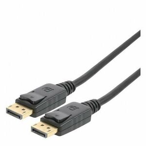 Cablu DisplayPort, tata - tata, Versiunea 2.0, 16K (15360 × 8460), conectori auriti, 1.5m, dublu ecranat, PremiumCord imagine