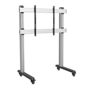 Stand Mobil Techly ICA-TR43, 70inch-120inch, 150 kg (Argintiu) imagine