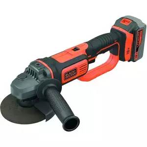 Polizor unghiular, Black & Decker, cu acumulator 18V, 4.0 Ah, 125 mm imagine