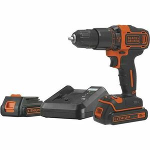 Masina de gaurit si insurubat cu acumulator, cu impact, BDCHD18K1B2-QW, 18 V, 2 x 2, 0 Ah, Black & Decker imagine