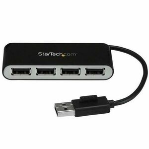 Hub USB Startech ST4200MINI2, 4x USB 2.0 (Negru) imagine