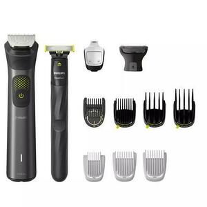 Aparat de tuns multifunctional 13 in 1 Philips Multigroom Series 9000 MG9540/15, acumulator, autonomie 120 min (Negru) imagine