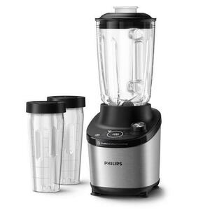 Blender Philips Seria 7000 HR3760/10, 2 L, 1500W, 12 Trepte Viteza (Negru/Argintiu) imagine