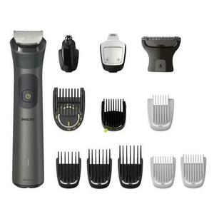 Aparat de tuns multifunctional 13 in 1 Philips Multigroom Series 7000 MG7920/15, Acumulator, Autonomie 120 min, Rezistent la apa, 3 peipteni (Negru) imagine