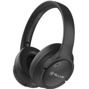 Casti Stereo Tellur Vibe, Bluetooth, Active Noise Cancelling, Microfon (Negru) imagine