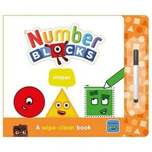 Carticica Scriu si sterg Numberblocks - Forme geometrice imagine