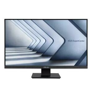 Monitor IPS LED ASUS ExpertCenter 27inch C1275Q, Full HD (1920 x 1080), VGA, HDMI, DisplayPort, Boxe (Negru) imagine