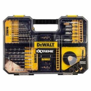 Set burghie, DeWALT 1/4inch, 100 de bucati, Argintiu imagine