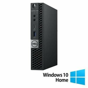 Calculator Sistem PC Refurbished DELL OptiPlex 7060 Mini PC, Intel Core i5-8500T 2.10 - 3.50GHz, 8GB DDR4, 128GB SSD + Windows 10 Home imagine