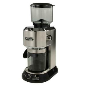 Rasnita de cafea De'Longhi Dedica KG 520M, 150 W, 350 g capacitate dispenser, 170 g cafea macinata, 18 setari macinare (Argintiu/Negru) imagine