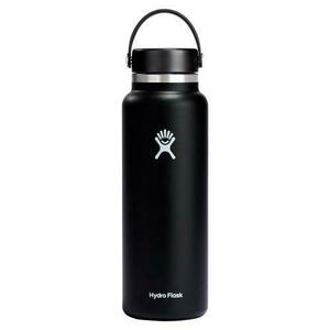 Sticla termos Hydro Flask Wide Mouth Black, inox, 1, 18L imagine