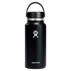 Sticla termos Hydro Flask Wide Mouth Black, inox, 950ml imagine