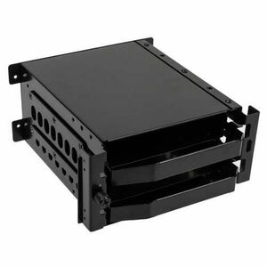 HDD Cage Lian Li HD01X, Pentru 2x HDD sau 1x SSD, Pentru 011D EVO, 011 XL, V3000 Plus (Negru) imagine