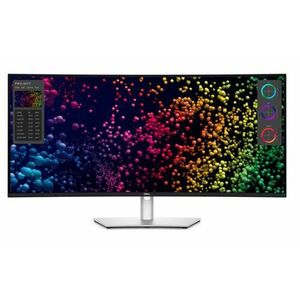 Monitor IPS LED Dell 39.7inch U4025QW, 5120 x 2160, HDMI, DisplayPort, Ecran curbat, Boxe (Argintiu) imagine