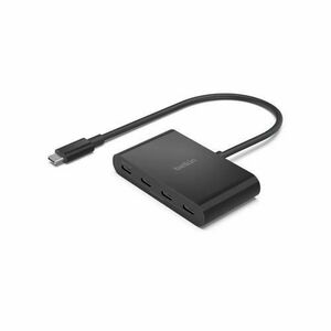 Hub USB Belkin AVC018btBK, USB-C la 4 Porturi USB-C, 10 Gbps (Negru) imagine