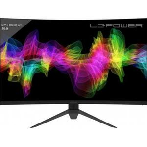 Monitor Gaming VA LED LC Power 27inch LC-M27-QHD-165-C, QHD (2560 x 1440), HDMI, DisplayPort, Ecran curbat, 165 Hz, 4 ms (Negru) imagine