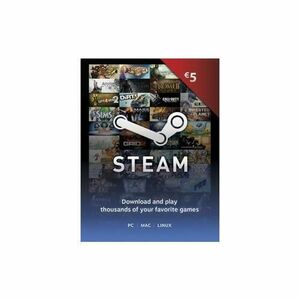 Valve STEAM WALLET 5 EURO (CD KEY) imagine