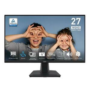 Monitor IPS LED MSI PRO 27inch MP275Q, WQHD (2560 x 1440), HDMI, DispalyPort, Boxe, 1 ms, 100 Hz (Negru) imagine