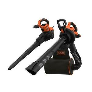 Suflanta si aspirator pentru gradina Black & Decker BEBLV300-QS, 3000 W, Sac 72 L (Negru/Portocaliu) imagine