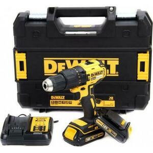 Set burghiu cu baterie Dewalt DCD778D2T, 18V, 1750 RPM (Negru/Galben) imagine