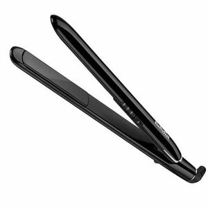 Placa de par BaByliss ST255E Sleek Finish, placi Tourmaline-Ceramice, 230 grade, suprafata curbata, Negru imagine