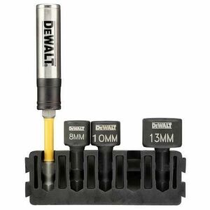 Set de capete cu impact si prindere magnetica pentru biti 1/4inch, DeWalt imagine