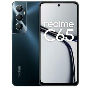 Telefon Mobil Realme C65, Procesor Mediatek Helio G85 Octa Core, IPS LCD 6.67inch, 8GB RAM, 256GB Flash, Camera Duala 50 + 2 MP, Wi-Fi, 4G, Dual SIM, Android (Negru) imagine