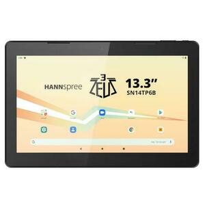 Tableta HANNspree Pad Zeus 3 SN14TP6B, Procesor MediaTek MT8183 Dual-Core 2GHz, Ecran IPS 13.3inch, 6GB RAM, 128GB Flash, 5MP, Wi-Fi, Card Reader, Android 13 (Negru) imagine