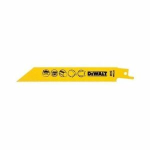 Set 5 lame pentru fierastrau, DeWalt, Metal, 152 mm, 18 dinti, Galben imagine