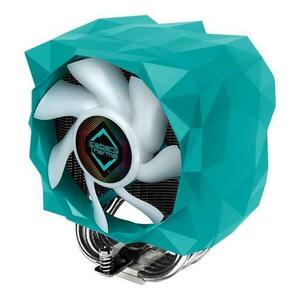 Cooler CPU Iceberg Thermal IceSLEET X6 ARGB, iluminare ARGB, 1x120 mm, 1850 rpm, PWM (Albastru) imagine