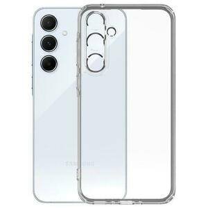 Husa Lemontti Silicon Samsung Galaxy A55, Transparent imagine