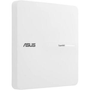 Access Point Asus ExpoertWiFi EBA63 AX3000, Dual Band, Quad-Core 1.7 GHz CPU, 256MB/512MB Flash/RAM, Gigabit, PoE & PoE+, Montare perete/tavan (Alb) imagine