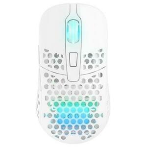 Mouse gaming wireless Xtrfy M42 RGB, Ultrausor 67g, Alb imagine