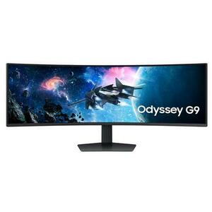 Monitor QLED Samsung Odyssey G9 49inch LS49CG954EUXEN, 5120 x 1440, HDMI, DisplayPort, Ecran curbat, 240 Hz, 1 ms (Negru) imagine