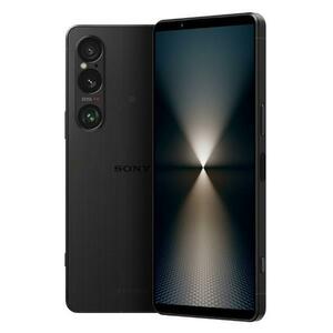 Telefon Mobil Sony Xperia 1 VI, Procesor Qualcomm SM8650-AB Snapdragon 8 Gen 3, LTPO OLED Capacitive touchscreen 6.5inch, 12GB RAM, 256GB Flash, Camera Tripla 48+12+12MP, 5G, Wi-Fi, Dual SIM, Android (Negru) imagine