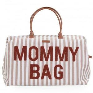 Geanta de infasat Childhome Mommy Bag Nude (Alb) imagine