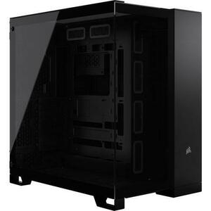 Carcasa Corsair 6500X, Middle Tower, Fara sursa, Tempered Glass, ATX, E-ATX (Negru) imagine