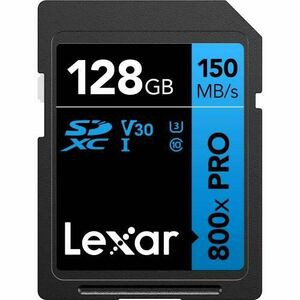 Card de memorie Lexar Professional 800x PRO, 128GB, SDXC, UHS-I U3, V30 imagine