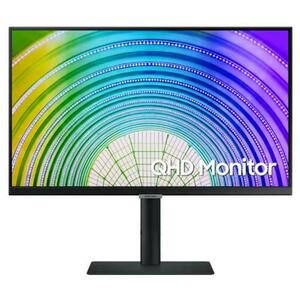 Monitor IPS LED Samsung 24inch LS24A600UCUXEN, QHD (2560 x 1440), HDMI, DisplayPort, Pivot, 75 Hz (Negru) imagine