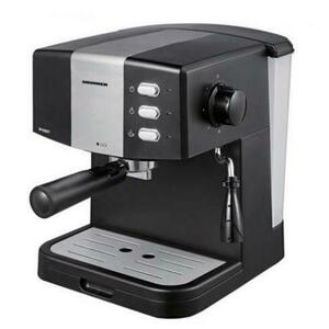 Espressor Heinner HEM-850BKSL, 850W, 1.5 L, 15 bar, filtru dublu din inox (Negru) imagine