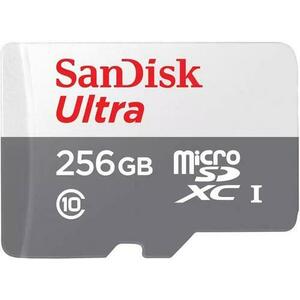 Card de memorie SanDisk Ultra Android, 256GB, microSDXC, UHS-I U1, Clasa 10 imagine