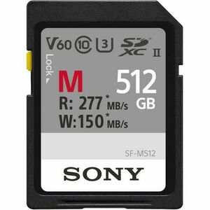 Card de memorie Sony SFM512, 512GB, SDXC, UHS-II U3, Clasa 10, V60 imagine