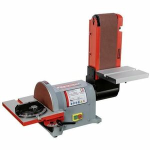 Slefuitor cu banda Holzmann BT203-914_230V, 550 W, 2850 rpm (Argintiu/Rosu) imagine